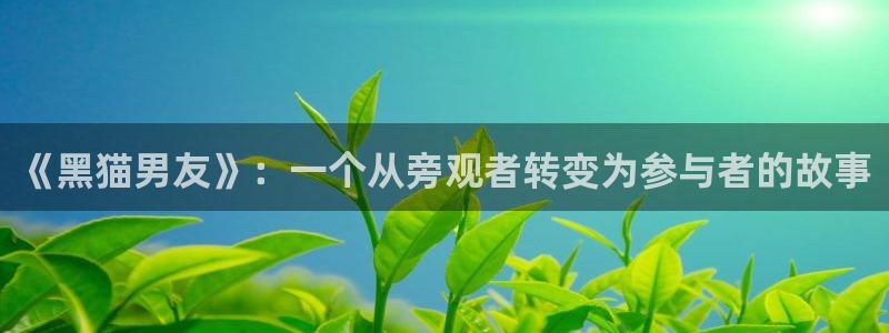 age樱花动漫：《黑猫男友》：一个从旁观者转变为参与者的故事