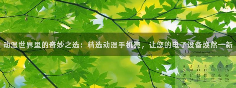 下载age动漫：动漫世界里的奇妙之选：精选动漫手机壳，让您的电子设备焕然一新