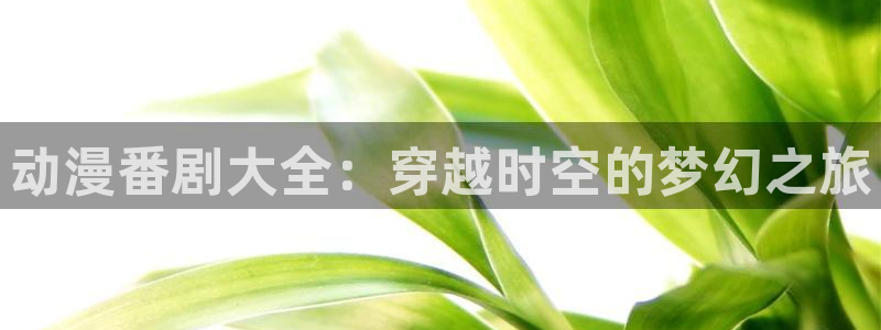 age动漫专注动漫的门户网站：动漫番剧大全：穿越时空的梦幻之旅